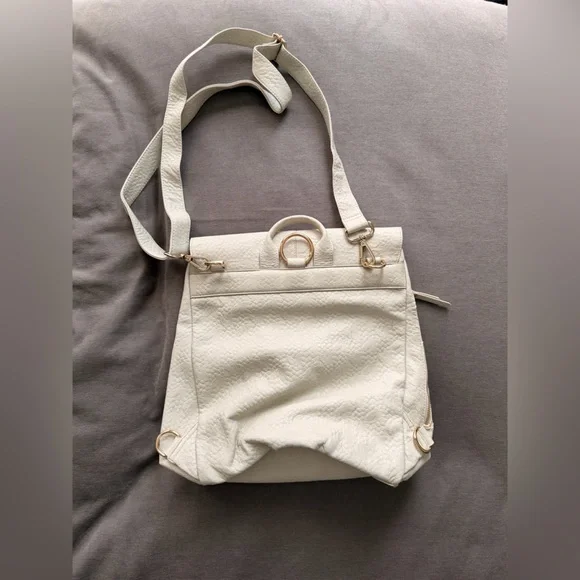 POVERTY FLATS by rian Cream Satchel - Picture 5 of 9